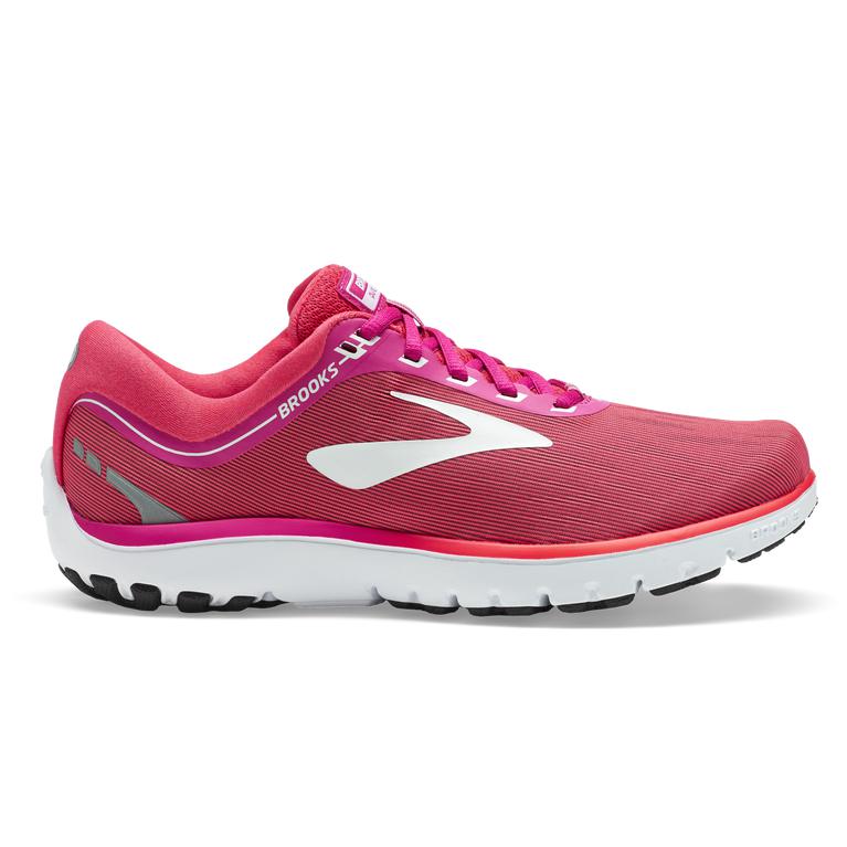 Brooks PureFlow 7 Women's Road Running Shoes - Pink/Pink/White (54386-ZBXL)